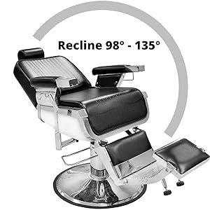 Lincoln Barber Chair Recline Degree