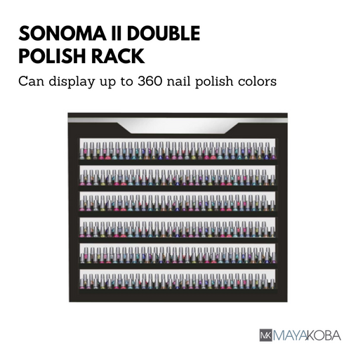 SONOMA II Double Polish Rack by Mayakoba