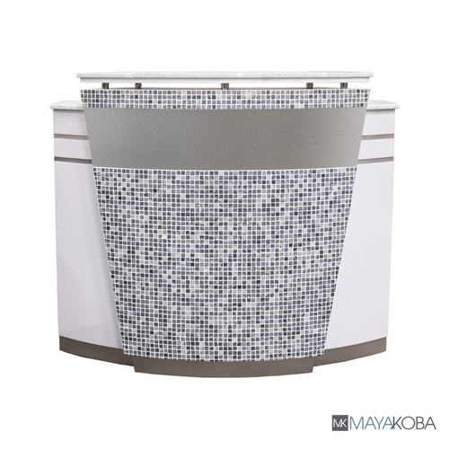 NAPA Reception Table with Mosaic Tile by Mayakoba