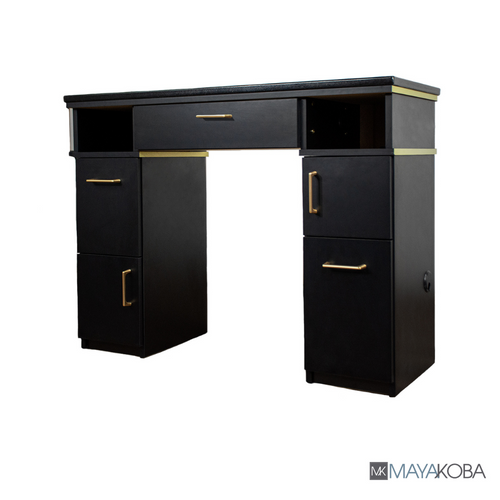 Sonoma II Manicure Table (Gold Trim) by Mayakoba