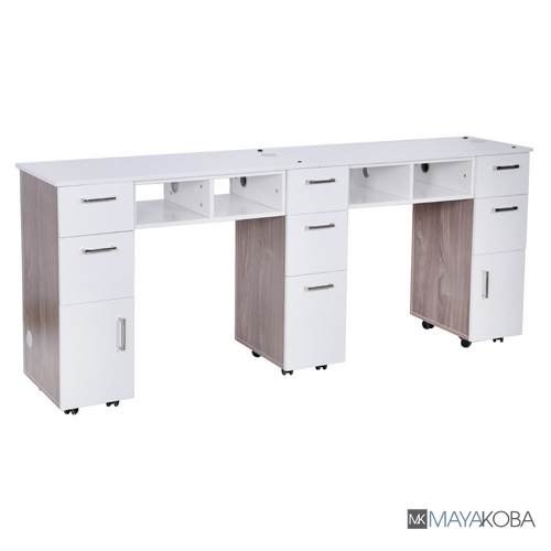 Seneca Double Manicure Table by Mayakoba